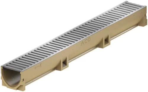 Aco Euroline goot +verzinkt stalen sleufrooster 100cm (38700)