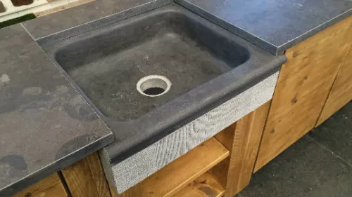 Stones4u Spoelbak hardsteen gefrijnd Amsterdam (759089)