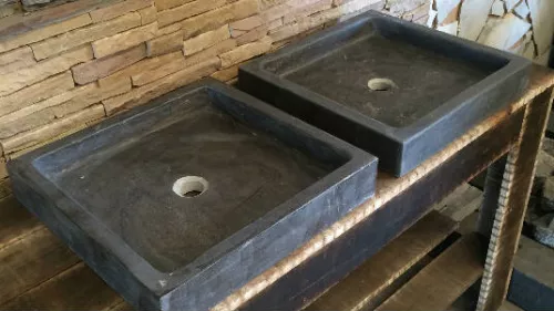 Stones4u Hardsteen wasbak vierkant (759101)